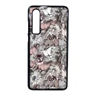 Csodaszép szürke vintage lovas mintás Huawei P30 tok