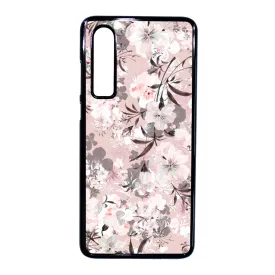 Puderpink tavaszi viragos Huawei P30 tok