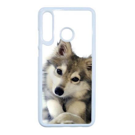 kutyás kutyus Huawei P30 Lite fehér tok