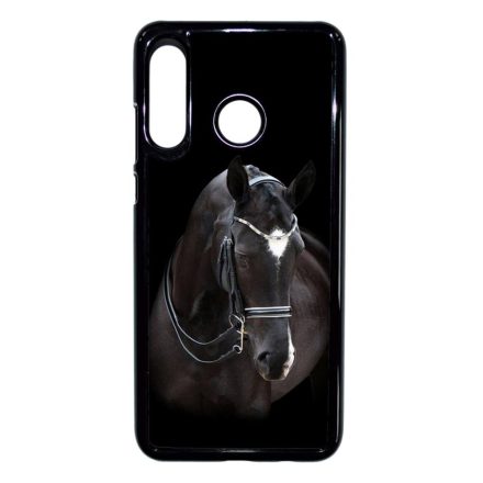 barna lovas ló Huawei P30 Lite fekete tok