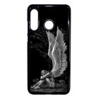 angyal angyalos fekete bukott Huawei P30 Lite fekete tok