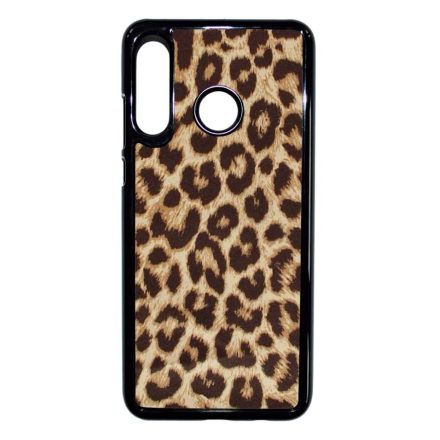 leopárd minta mintás Huawei P30 Lite fekete tok