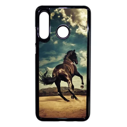 lovas ló mustang mustangos Huawei P30 Lite fekete tok