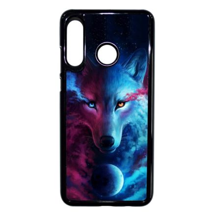 farkas wolf galaxis galaxy Huawei P30 Lite fekete tok