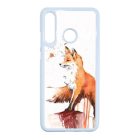 róka rókás fox Huawei P30 Lite fehér tok