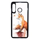 róka rókás fox Huawei P30 Lite fehér tok