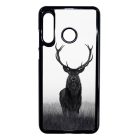 szarvas szarvasos agancs őszi fehér Huawei P30 Lite fekete tok