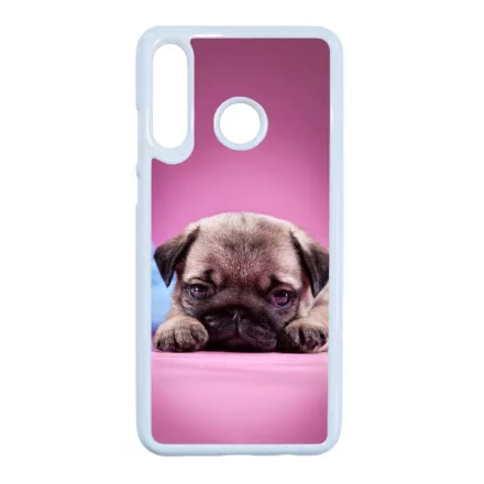 kölyök kutyus francia bulldog kutya Huawei P30 Lite fehér tok