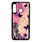 pillangós lepkés pitypang tavaszi Huawei P30 Lite fehér tok