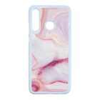 márvány márványos marble csajos Huawei P30 Lite fehér tok