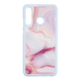 márvány márványos marble csajos Huawei P30 Lite fehér tok