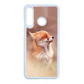 róka rókás fox Huawei P30 Lite fehér tok