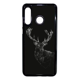 szarvas szarvasos agancs őszi Huawei P30 Lite fekete tok