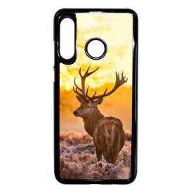 szarvas szarvasos agancs őszi Huawei P30 Lite fekete tok