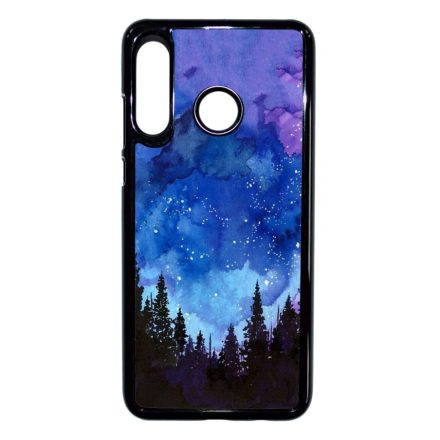 téli karácsonyi art Huawei P30 Lite fekete tok
