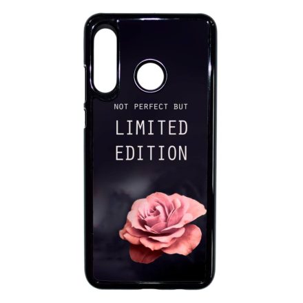 i am Not Perfect But Limited edition viragos rose rozsas Huawei P30 Lite fekete tok