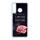 i am Not Perfect But Limited edition viragos rose rozsas Huawei P30 Lite fekete tok