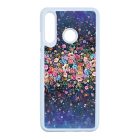 virágos tavaszi art Huawei P30 Lite fekete tok