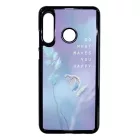 virágos tavaszi pillangós lepkés Huawei P30 Lite fehér tok