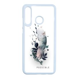 Possible - minden lehetséges - tollas ajándék nőknek valentin napra Huawei P30 Lite fehér tok