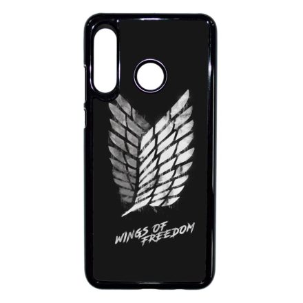 Wings of freedom Attack on titan aot Huawei P30 Lite fekete tok