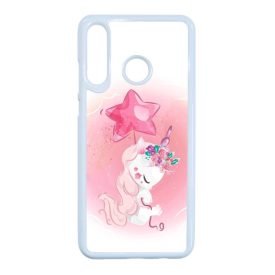 Tündéri unikornis unicorn egyszarvú Huawei P30 Lite fehér tok