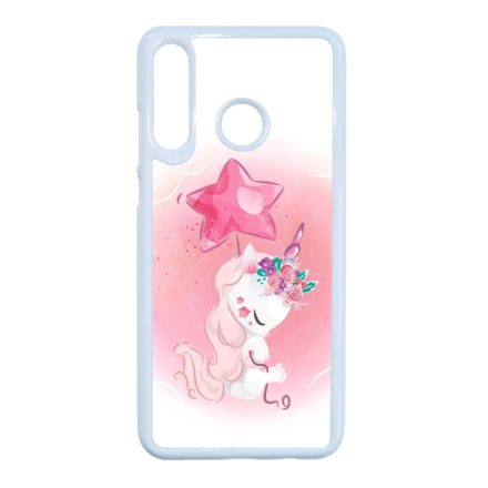 Tündéri unikornis unicorn egyszarvú Huawei P30 Lite fehér tok
