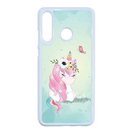 Édes unikornis és a Pillangó unicorn egyszarvú Huawei P30 Lite fehér tok