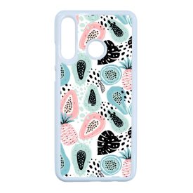 Cute Avocado - Csajos nyári mintás Huawei P30 Lite fehér tok