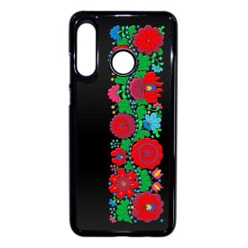 Matyó Classic magyar mintás hungarian folk Huawei P30 Lite fekete tok