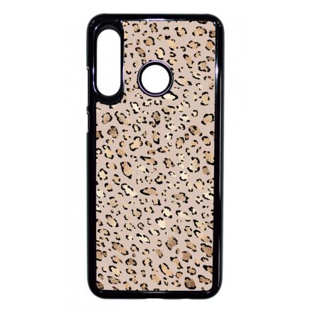 Rose Gold Leopard Wild Beauty Animal Fashion Csajos Allat mintas Huawei P30 Lite tok