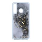 Golden Black marvanyos marvany mintas hatás Huawei P30 Lite tok