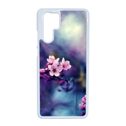 tavasz virágos cseresznyefa virág Huawei P30 Pro fehér tok