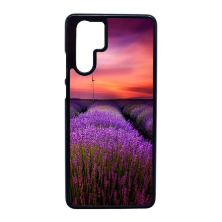 levendula levendulás levander lavender provence Huawei P30 Pro fekete tok
