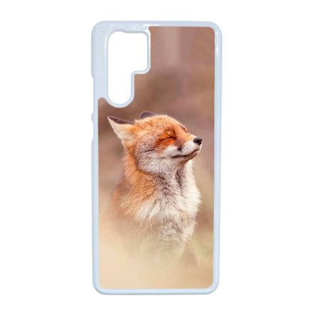róka rókás fox Huawei P30 Pro fehér tok