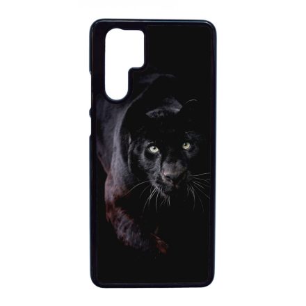 Black Panther Fekete Parduc Wild Beauty Animal Fashion Csajos Allat mintas Huawei P30 Pro tok