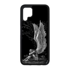 angyal angyalos fekete bukott Huawei P40 Lite fekete tok