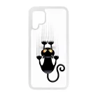 kapaszkodó macska macskás cica cicás Huawei P40 Lite átlátszó tok