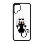 kapaszkodó macska macskás cica cicás Huawei P40 Lite átlátszó tok