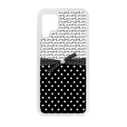 szerelem love fekete fehér pöttyös Huawei P40 Lite fekete tok
