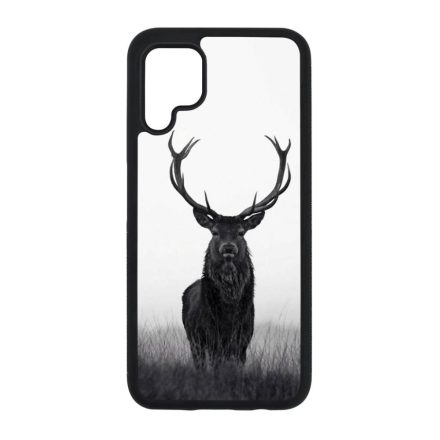 szarvas szarvasos agancs őszi fehér Huawei P40 Lite fekete tok