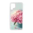 virágos tavaszi vintage rózsaszín rózsás Huawei P40 Lite átlátszó tok