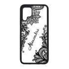 kérd a neveddel csipkés csajos Huawei P40 Lite fekete tok