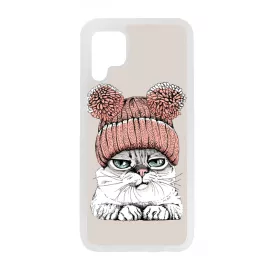 Cuki sapkás cica Huawei P40 Lite tok