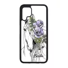 Rajzolt virágos lovas Huawei P40 Lite tok