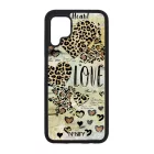 Szépséges leopárd mintás szívek Huawei P40 Lite tok