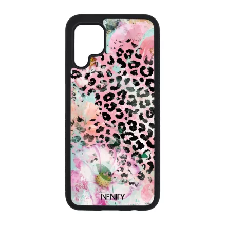 Pink virágos leopárd Huawei P40 Lite tok