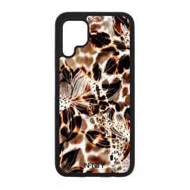 Különleges aranyló virágos zsiráf Huawei P40 Lite tok