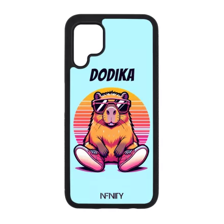 Névvel kérhető - Retro capybara Huawei P40 Lite tok