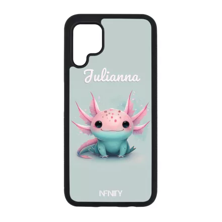 Névvel kérhető - Cuki pasztell Axolotl Huawei P40 Lite tok